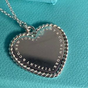 Authentic Tiffany & Co Twisted Heart Necklace